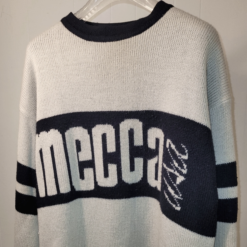 Vintage reversible extra thick MECCA sweater